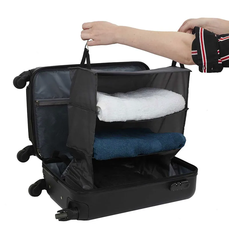 Penderie de voyage Filet Pliable - 57cm-2