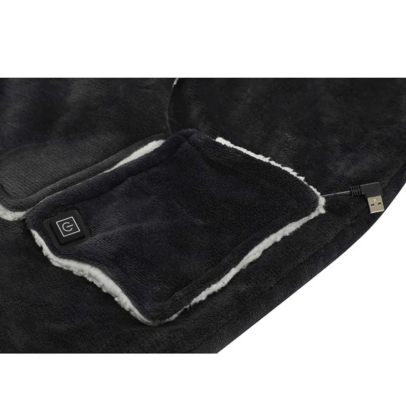 Plaid sweat chauffant - Gris-2