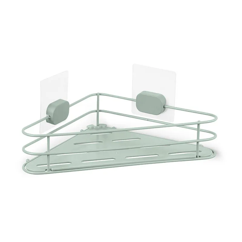 Étagère d'angle auto-adhésive Grena vert - 31,5x24x13cm-2