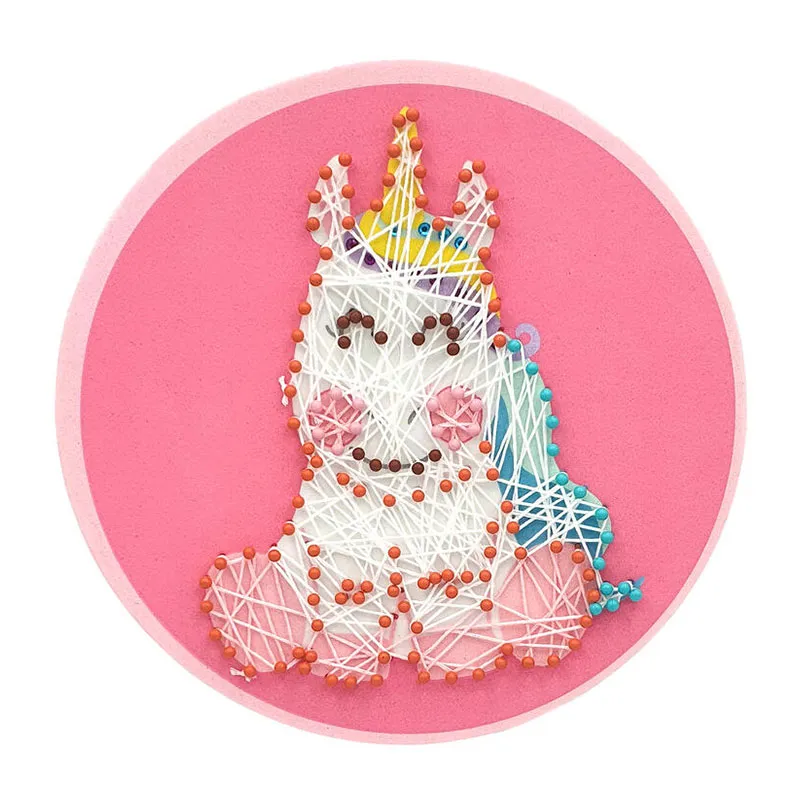 Kit créatif string art Licorne - 21cm-0