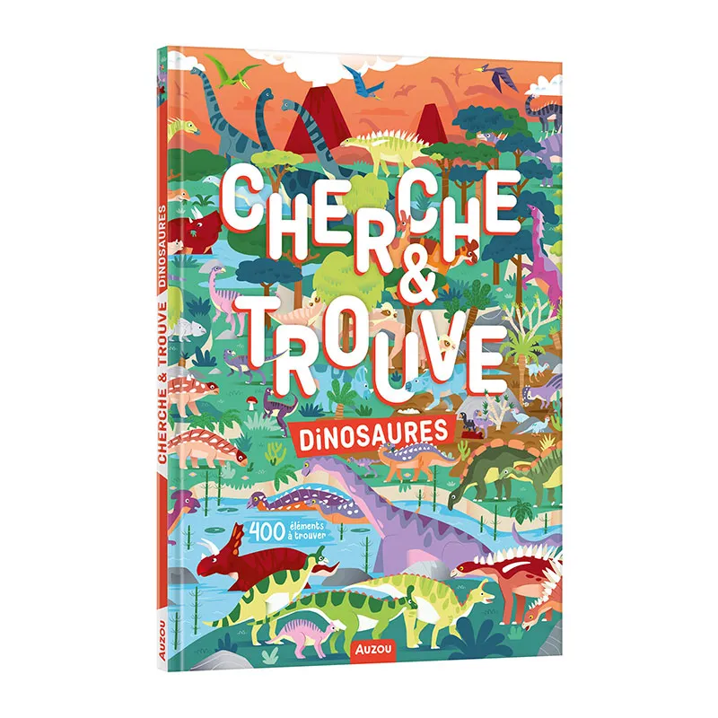Album Cherche & Trouve Dinosaures - 5+-0