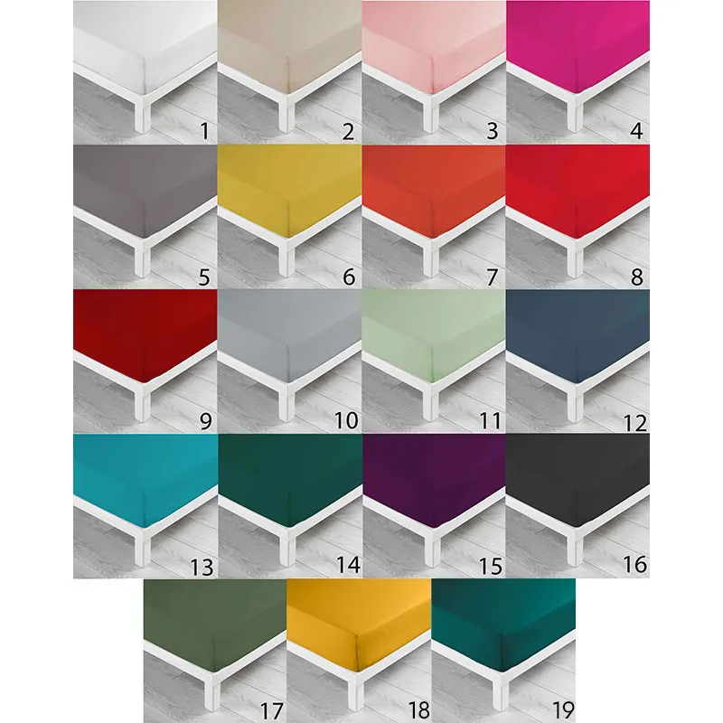 Drap-housse Coton Lina Bonnet 30cm - 140x190cm-0