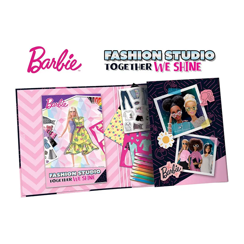 Carnet Barbie studio de mode - 5+-5
