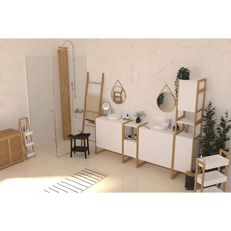 Meuble Bas Naturéo Blanc - 33x33x80cm-6