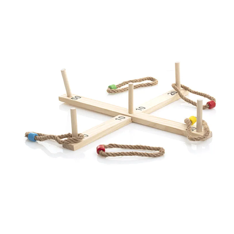 Jeu de lancer d'anneaux Bois - 4+-1