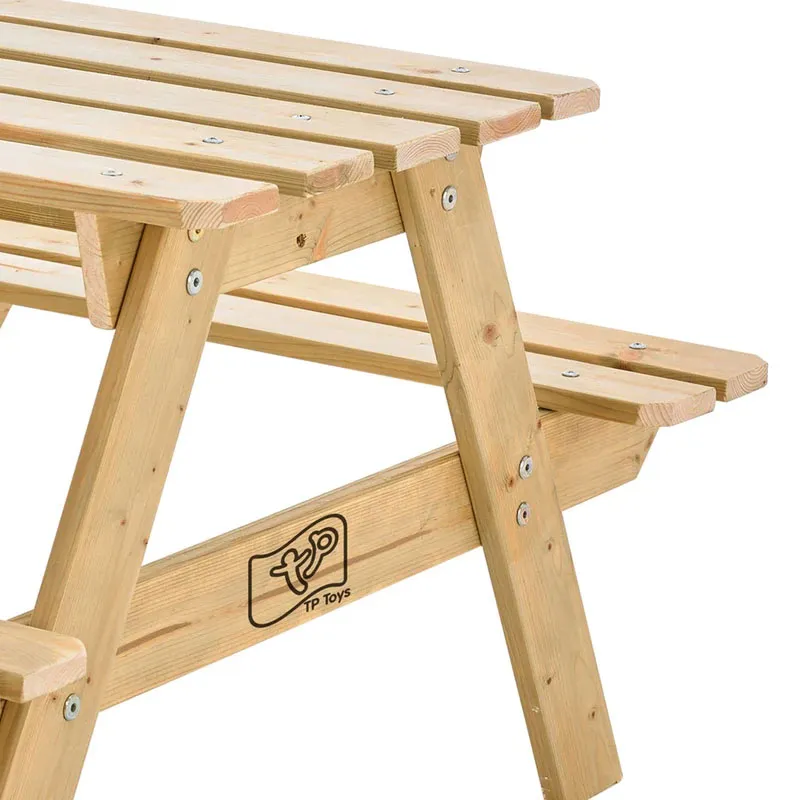 Table de pique-nique Forestiere bois - 90x70x50cm-8