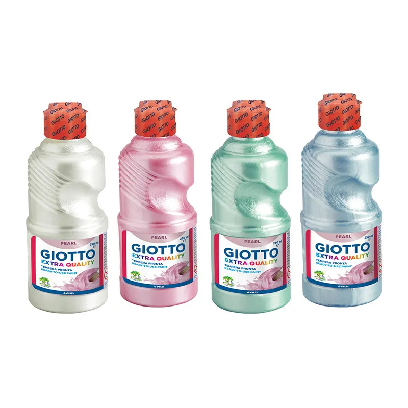 4 Flacons de gouache Nacré - 1L-0
