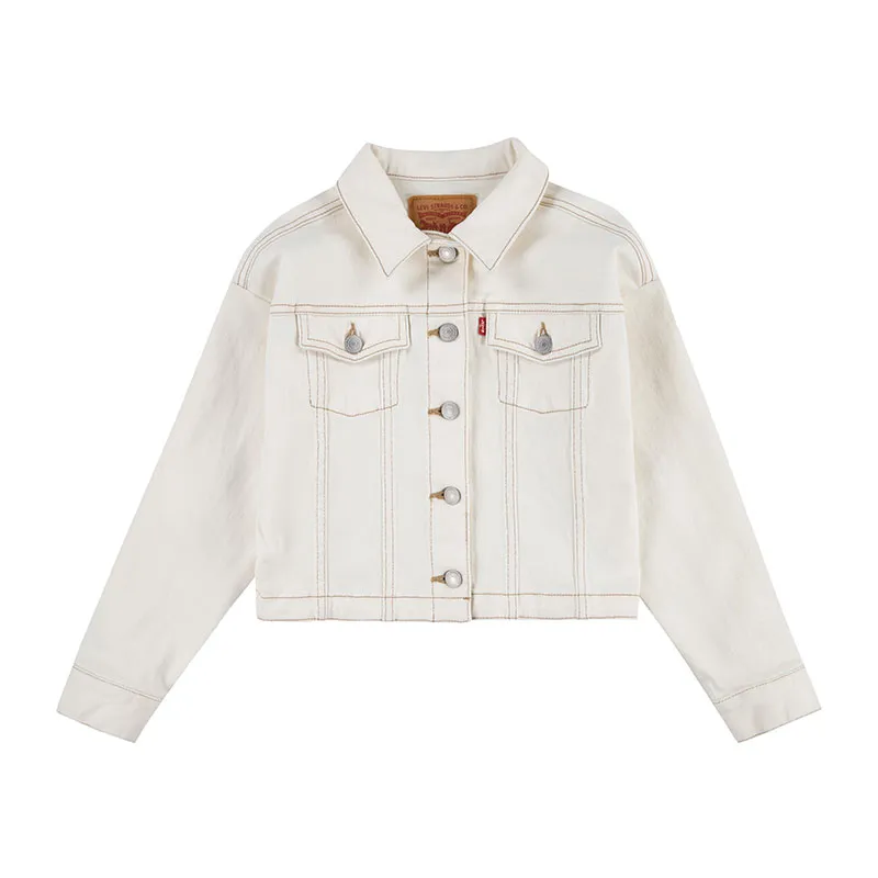 Veste en jean Color Baby Baggy Trucker - Natural-0