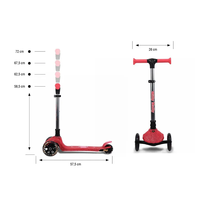 Trotinette 3 roues Scooter Jelly Rose - 18m+-11