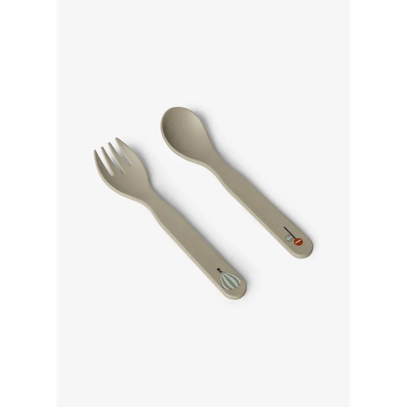 Service de table 5pcs Bio - Véhicules Gris-5