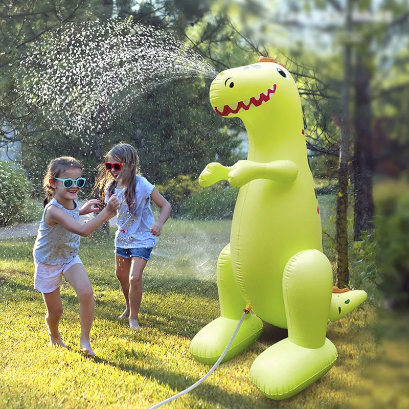 Dinosaure gonflable géant arroseur d'eau - 180x130cm-2