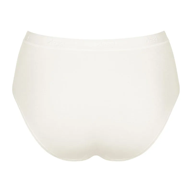 3 Culottes Midi coton BIO Sloggi GO - Silk White-2