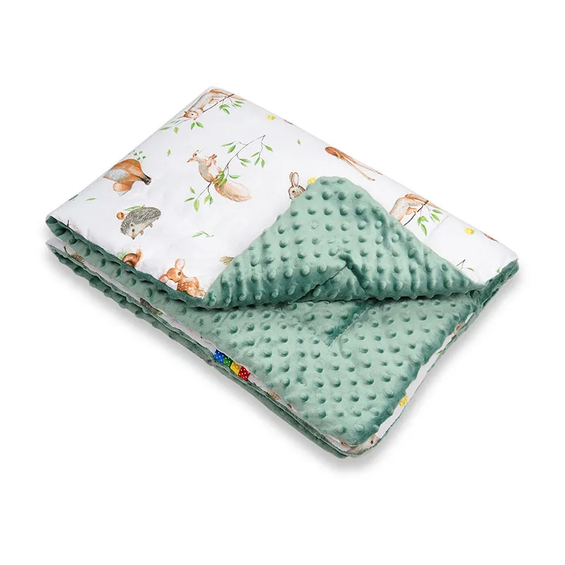 Couverture Minky Forest Friends - 75x100cm-0