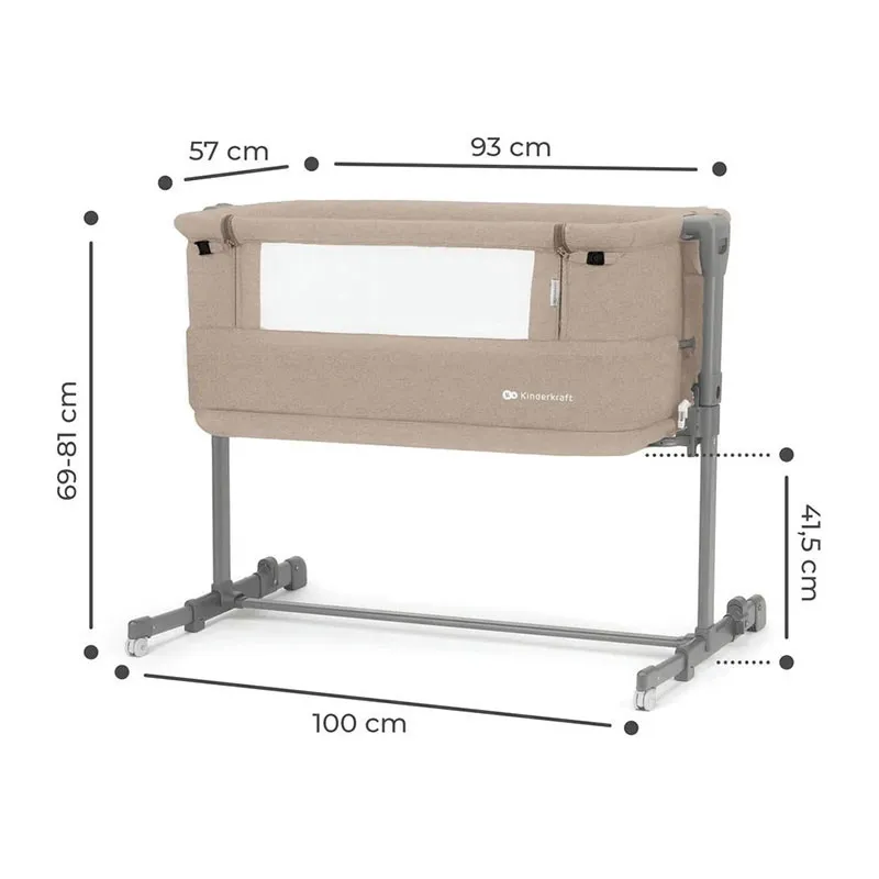 Berceau cododo Neste Grow Beige - 0m+-11