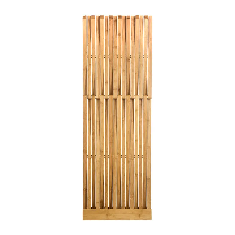 Tabouret pliant Bambou - 40x32x45cm-2