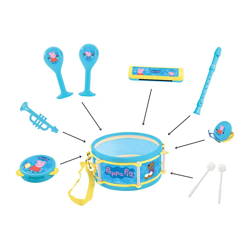 Set musical Peppa Pig 7pcs - 36m+-2