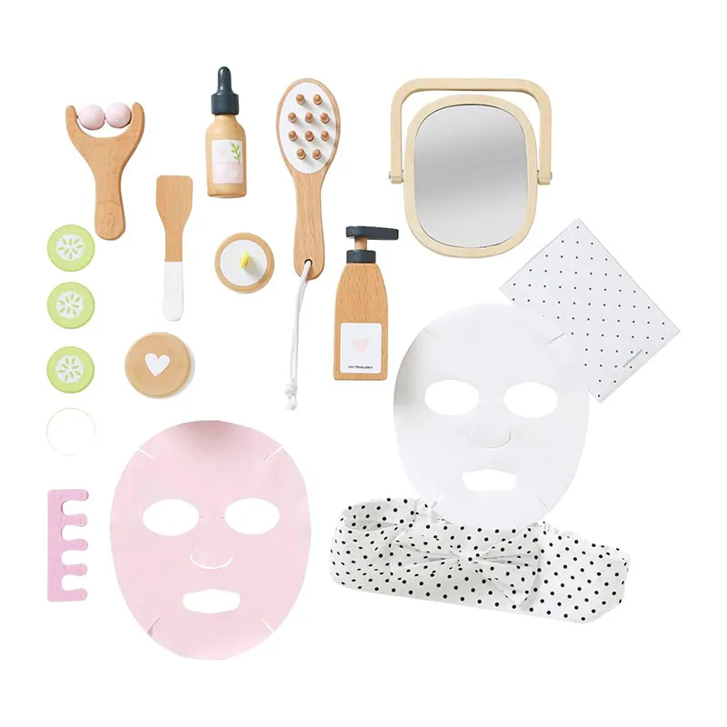 Set du spa en bois - Blanc - 3+-1