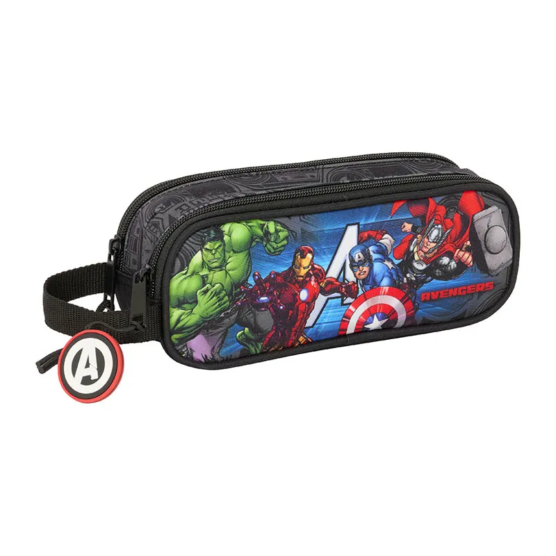 Trousse double Avengers - 21x8x6cm-0
