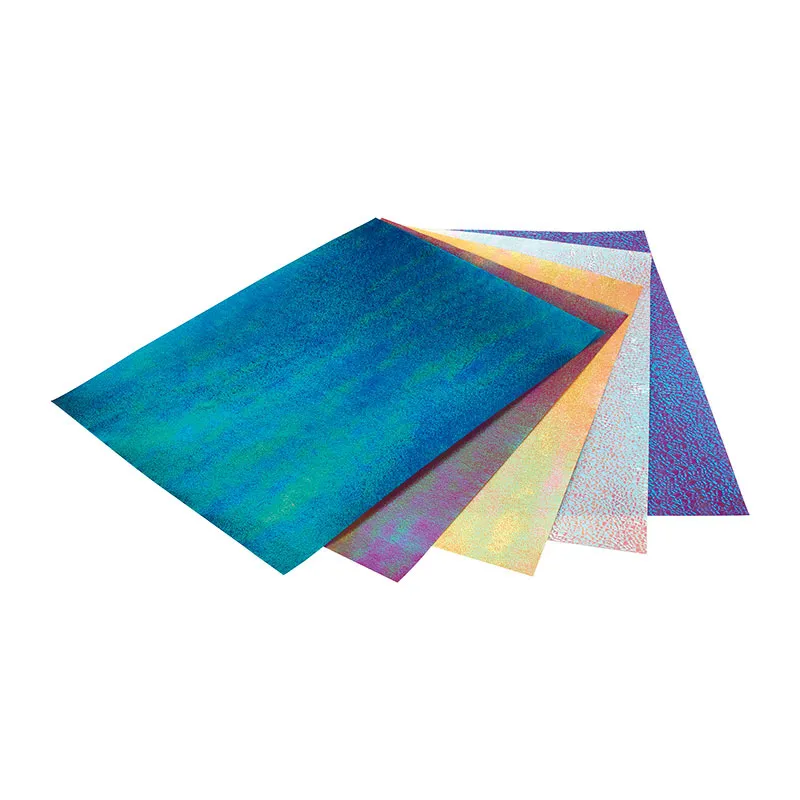 10 feuilles papier irisé - 23x33cm-1