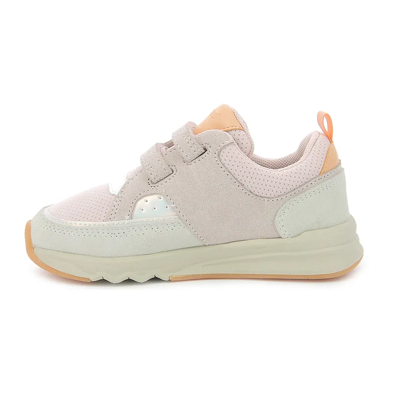 Sneakers basses Kikustom - Rose clair/Beige/Orange-6