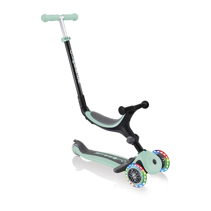 Trottinette évol. Go up Fold. Plus Lights Pastel Menthe - 15m+-2