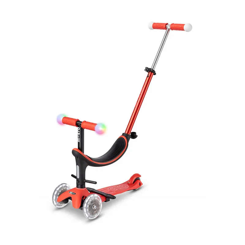 Trottinette évolutive 3en1 Revolution led Rouge - 12m+-3