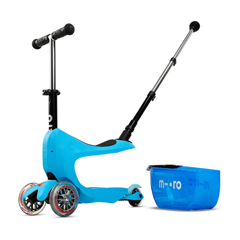 Trottinette évolutive mini2go Deluxe+ Bleu -  12m+-1
