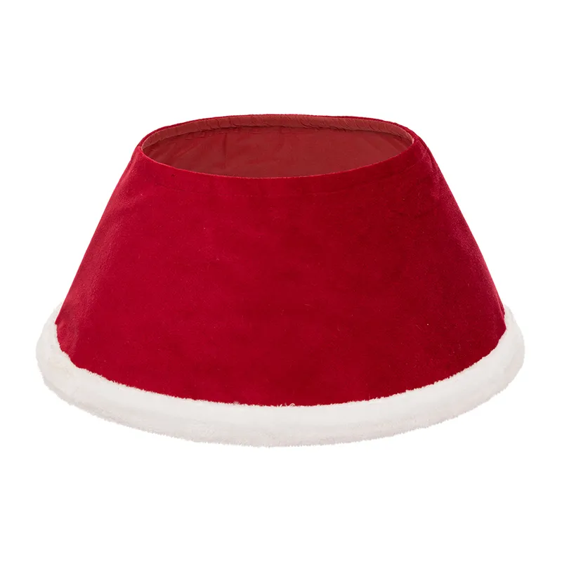 Cache pied de sapin Rouge/Blanc - ø56cm-1
