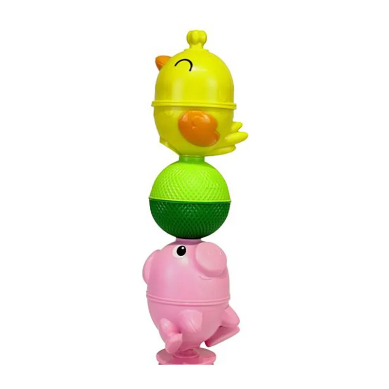 Perles éducatives à assembler Cochon & Poussin 6pcs - 9m+-1