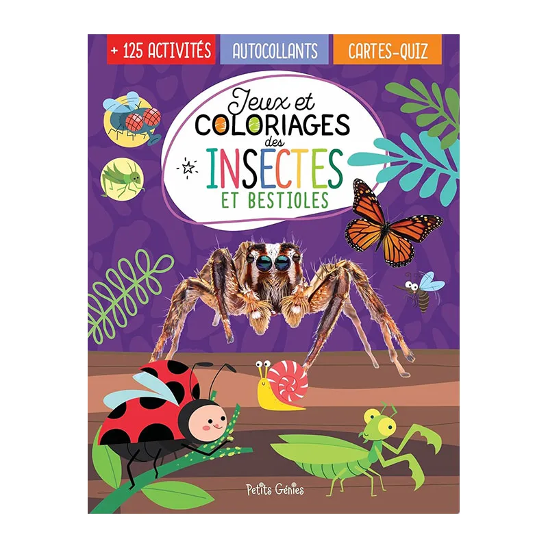 Jeux et coloriages des Insectes et bestioles - 3+-0