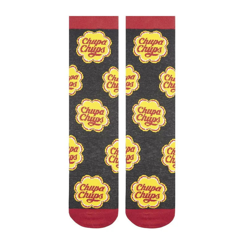 8 paires de Chaussettes Homme Chupa-Chups - Noir/Bleu/Rouge/Jaune-6