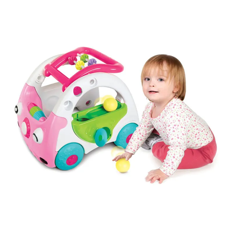 Trotteur d'activités 3en1 Senso Rose - 6m+-4