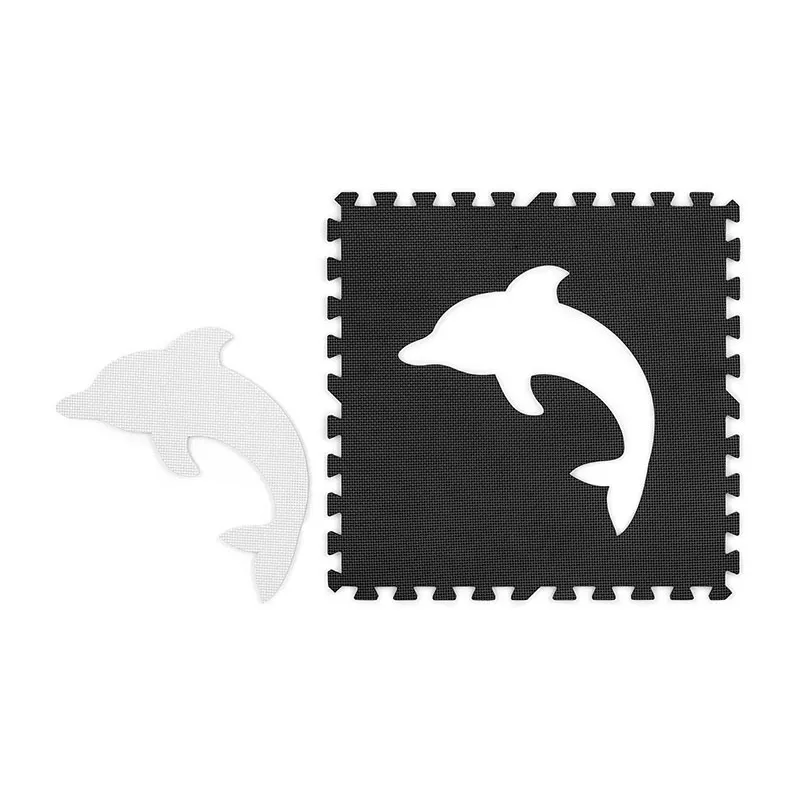 Tapis puzzle mousse Jolly 24pcs Animaux Gris - 10m+-7
