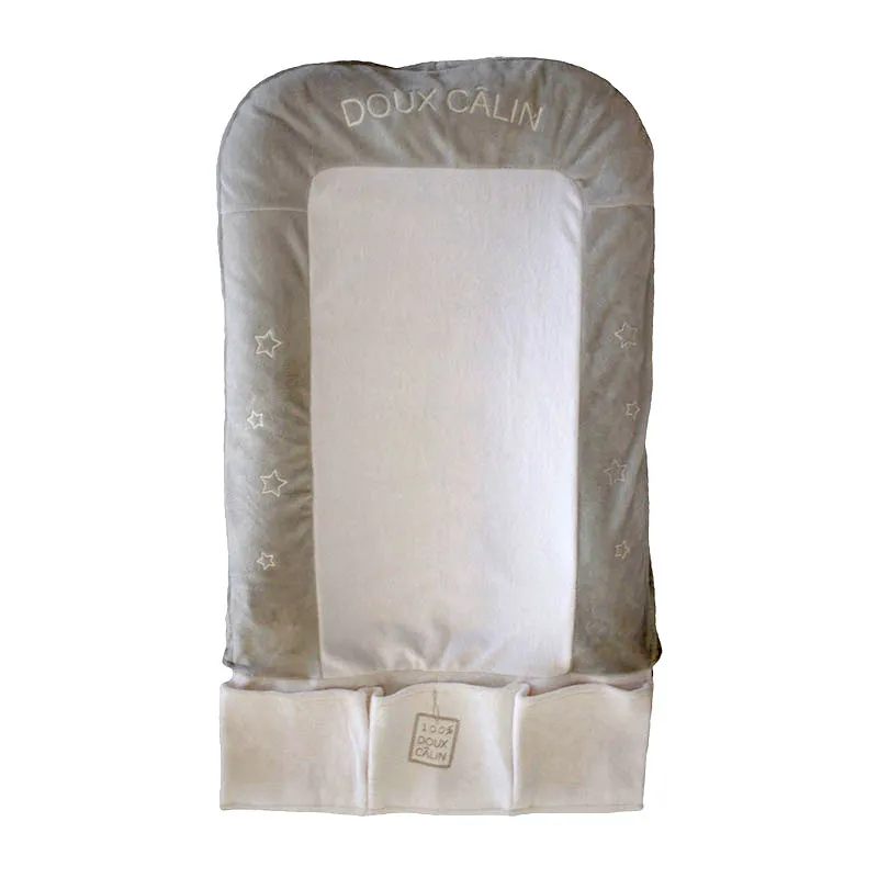 Matelas à Langer + Housse Ours Chic - 70x50cm-0