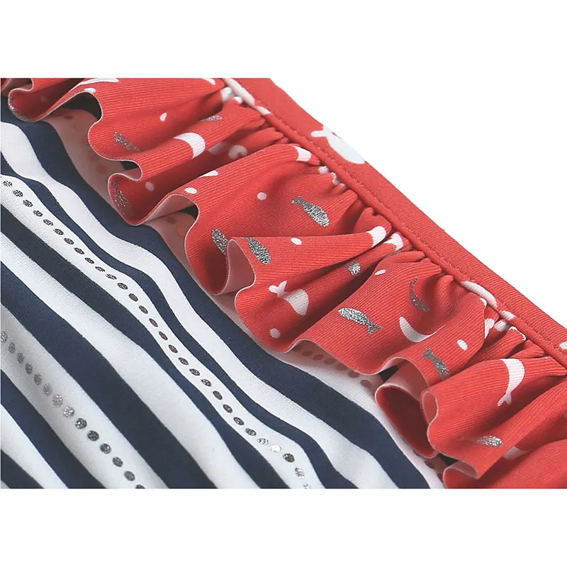 Maillot de bain 2pcs. Marin - Rouge/Blanc/Noir-5