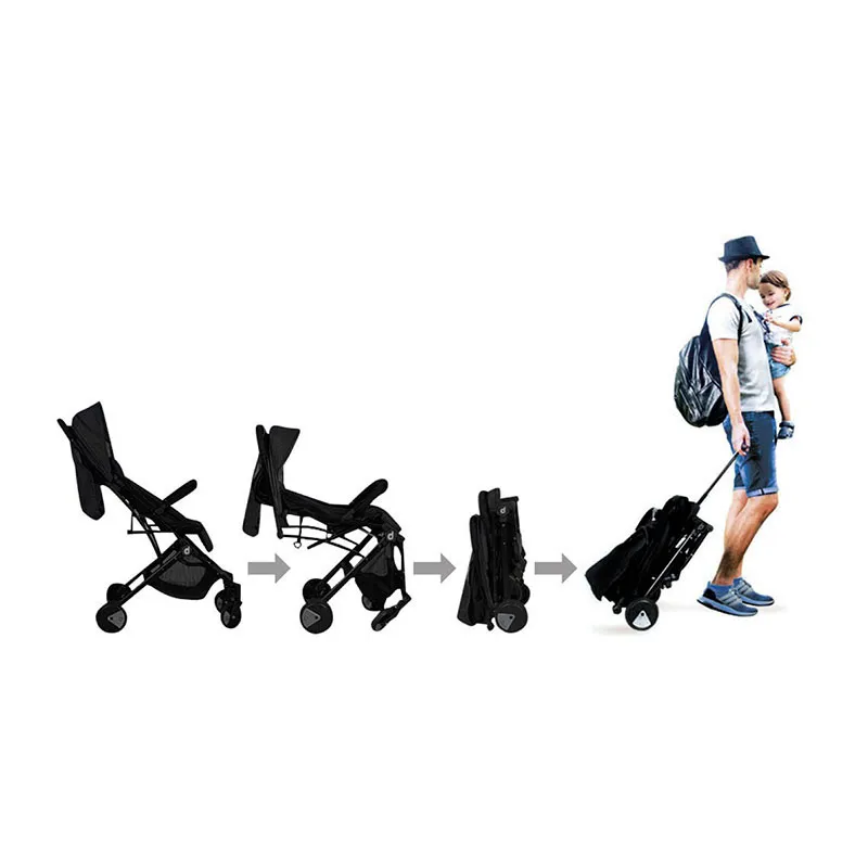 Poussette compacte Flight Noir/Rouge - 0m+-9