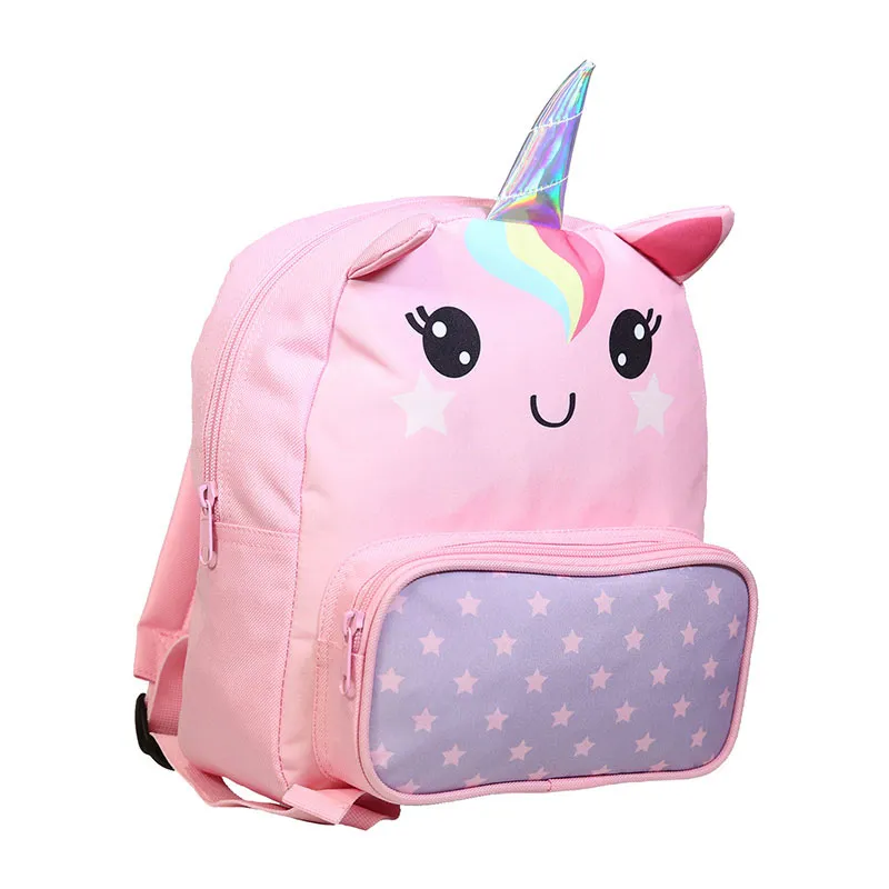 Sac à dos goûter maternelle Kids Licorne Rose - 22x26cm-7