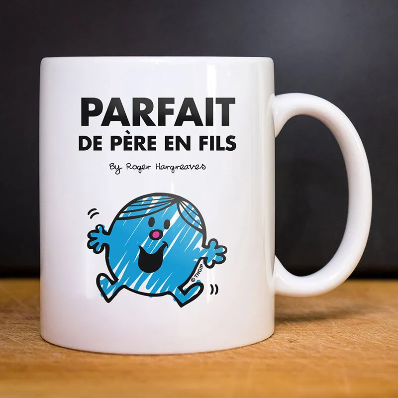 Mug Parfait de père en fils - Blanc-0