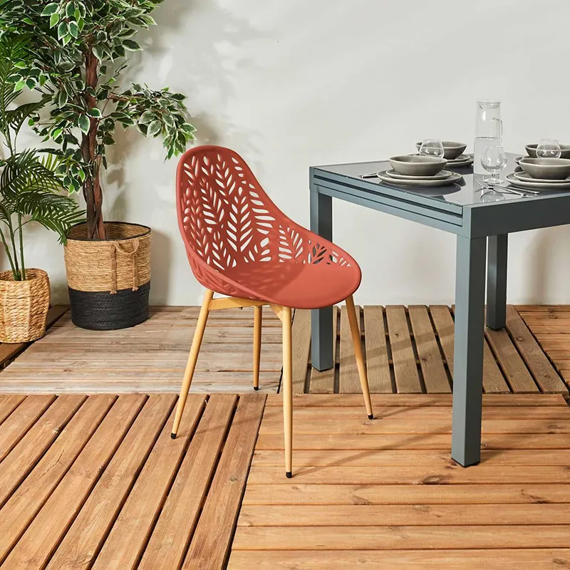 4 Chaises Lucena Terracotta -  53x35,5x67,5cm-1
