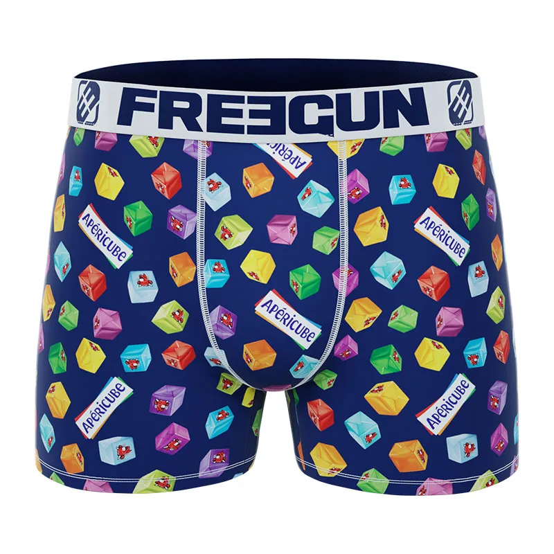 3 boxers homme La Vache Qui Rit - Rouge/Bleu/Blanc-5
