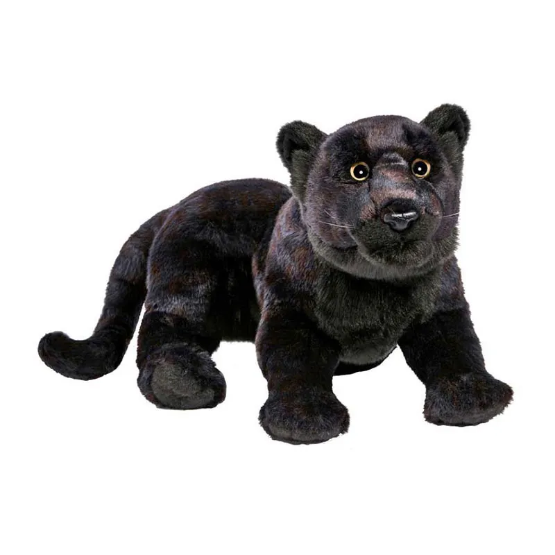 Peluche Panthère Noire Couchée Anima - 42cm-0