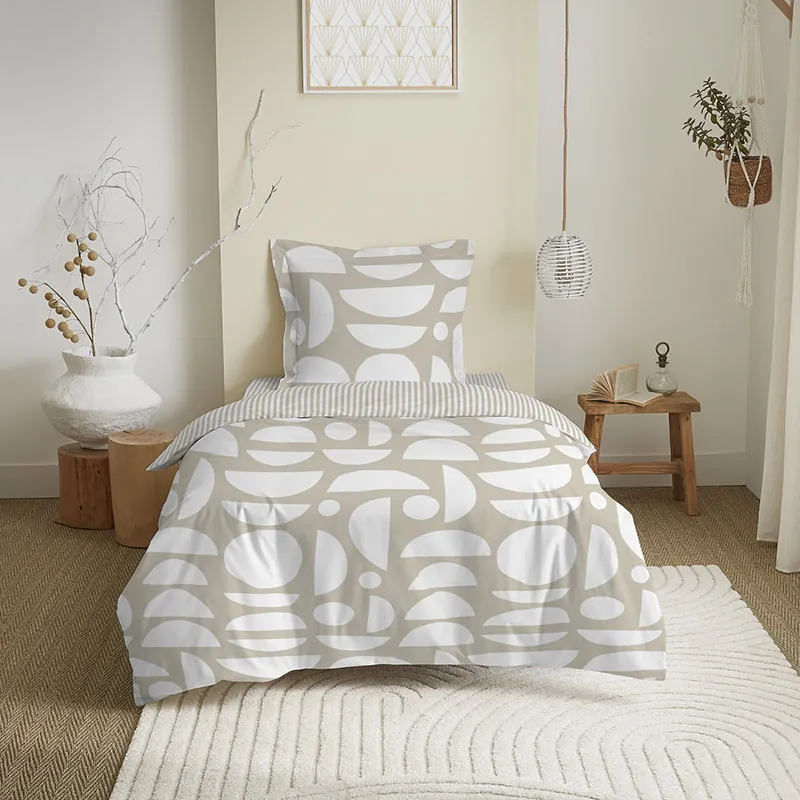 Parure 2pcs Coton Mykonos Naturel enfant-1
