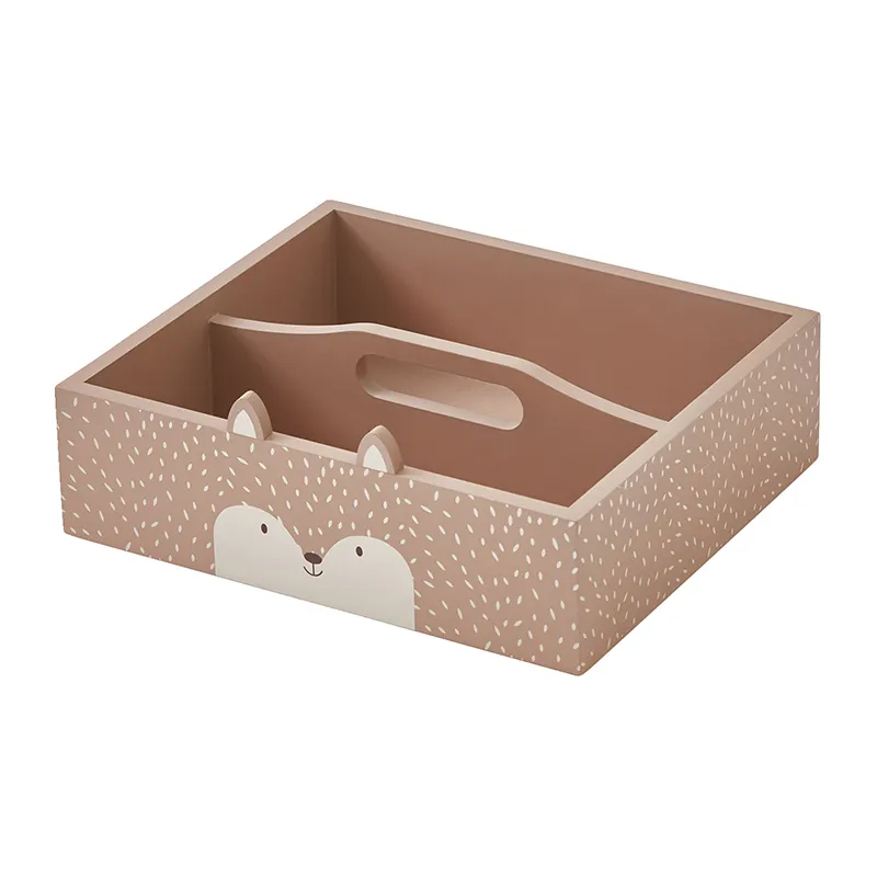 Trieur de feutres bois - Terracotta-0