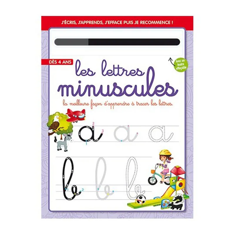 4 Livres Lettres/Alphabet/Majuscules - 3+-1
