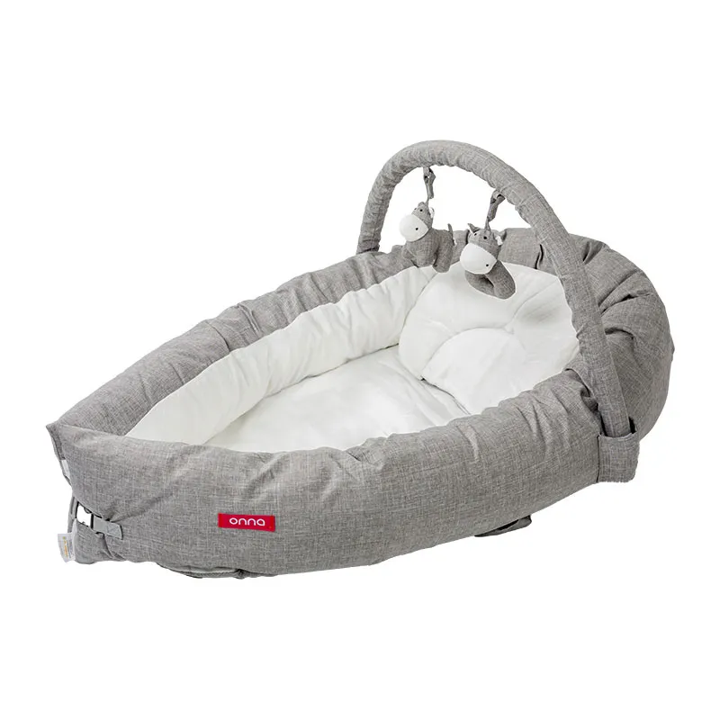 Coussin cocon - Gris-0