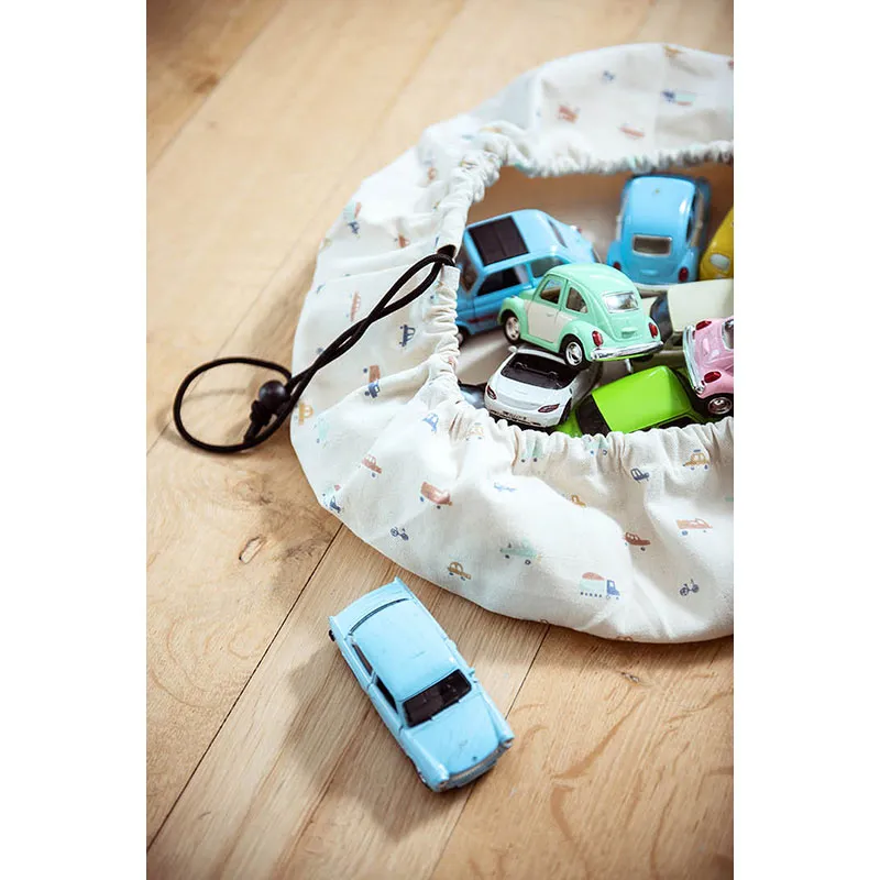 Mini Sac à jouets Voitures - ø40cm-3