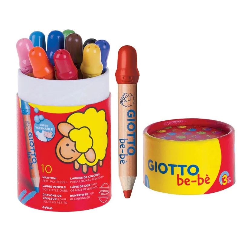 Pot Crayons de couleur Be-bè Maxi - 10pcs-0