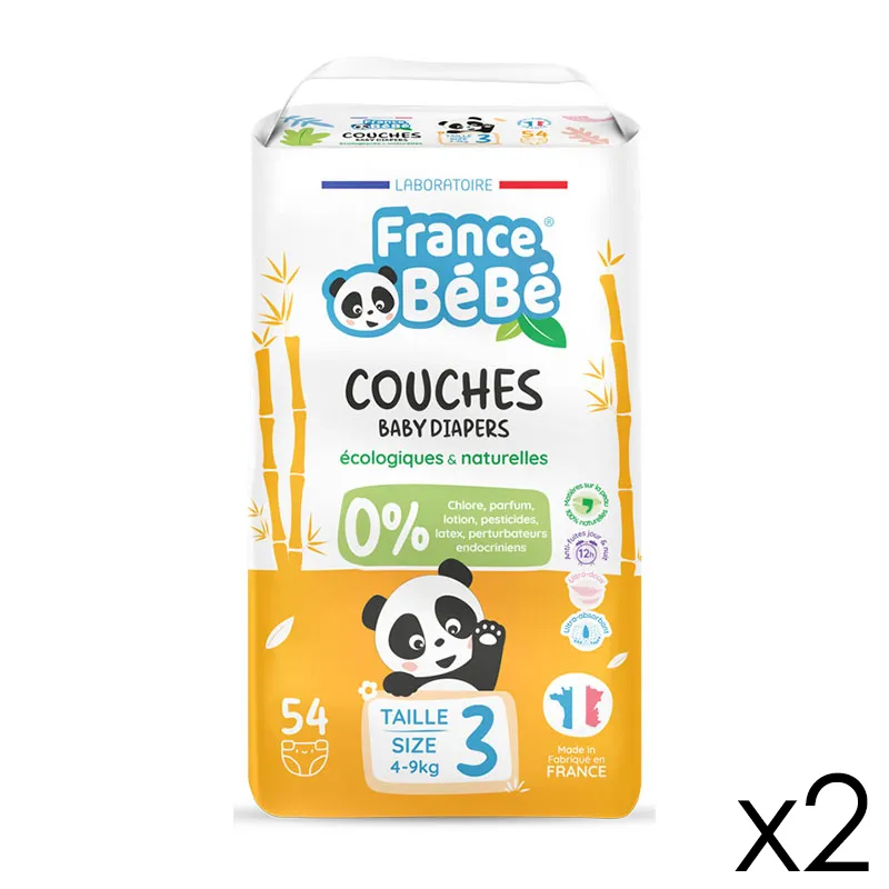Couches T3 midi 4-9kg - 2x54 couches-0