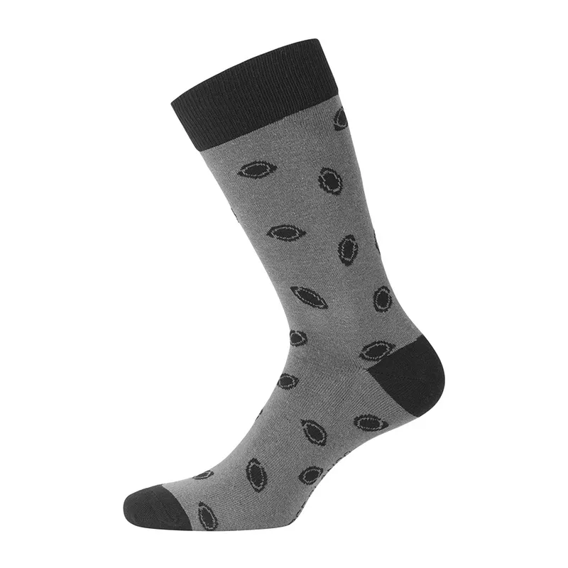 6 Paires de Chaussettes Homme Rugby - Noir/Gris/Marine-2