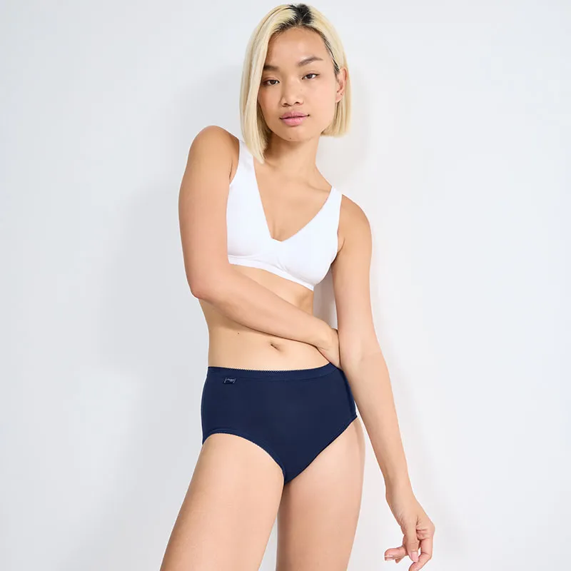 4 Culottes midi Sloggi Basic - Multicolore 13-4